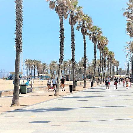 Beach Valencia Luxury A40-28 Apartment With Terrace And Sea Views Bagian luar foto